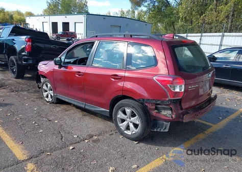 2016 Subaru Forester 2.5I z USA, uszkodzony, nr VIN JF2SJABC5GH538709